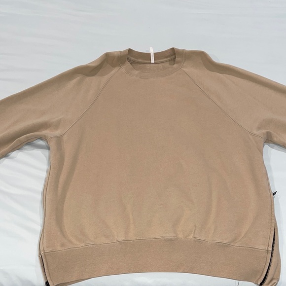 Fear of God Essentials side zip crewneck size large